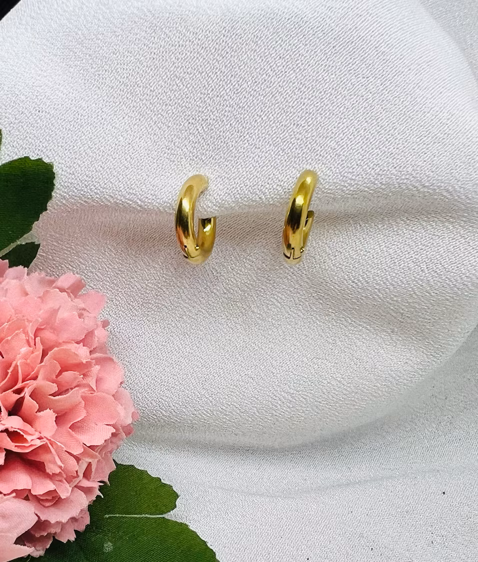 Sansira Jewellery - Gold Hoops