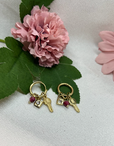 Sansira Jewellery - Gold Hoops