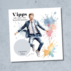 Vipps Konfirmasjonskort  - Dress