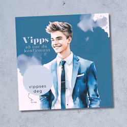 Vipps Konfirmasjonskort  - Dress