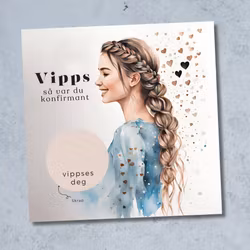 Vipps Konfirmasjonskort  - Hjerte