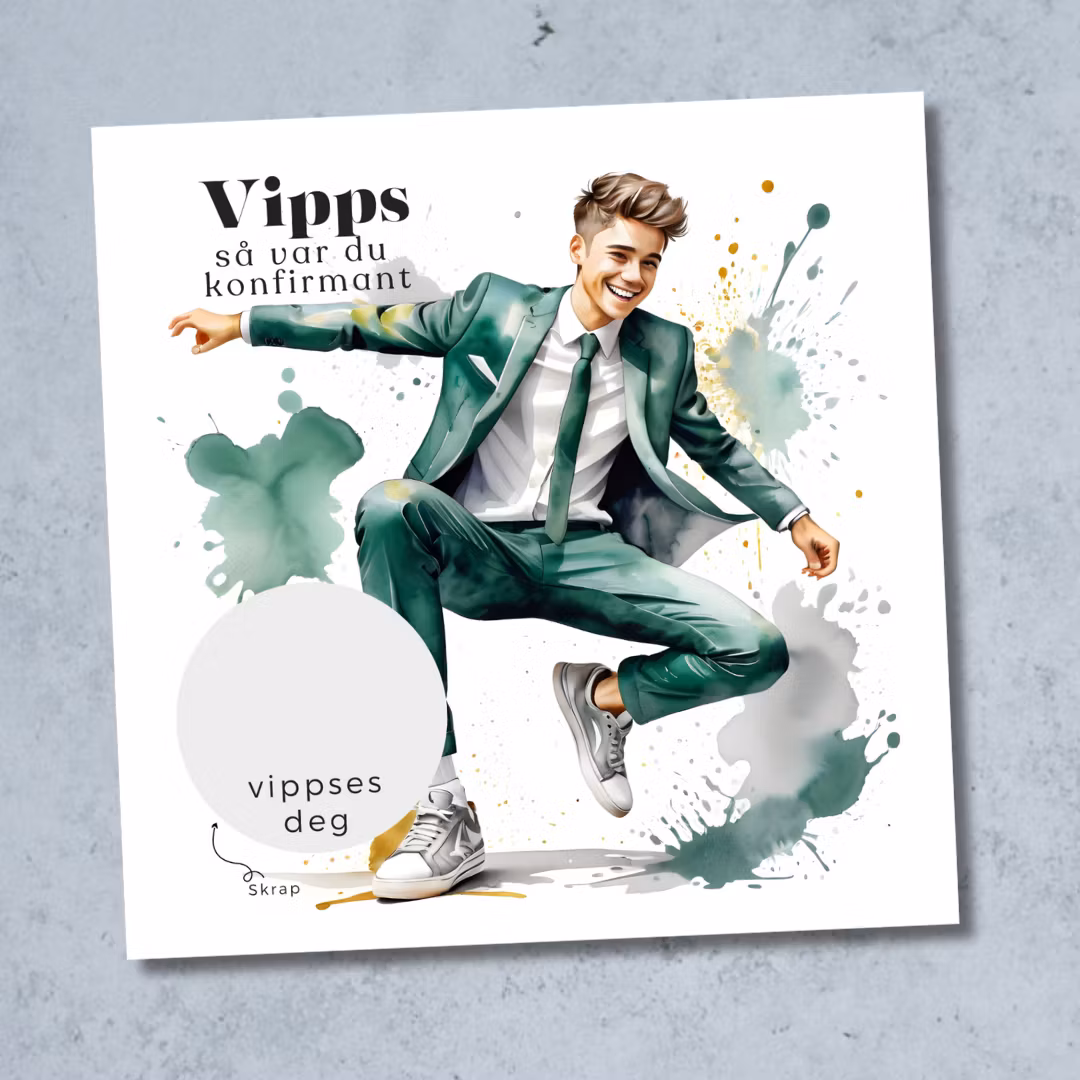 Vipps Konfirmasjonskort
