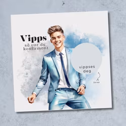 Vipps Konfirmasjonskort