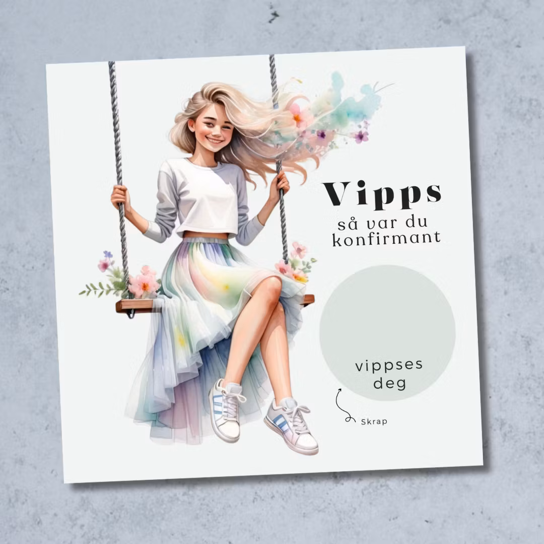Vipps Konfirmasjonskort