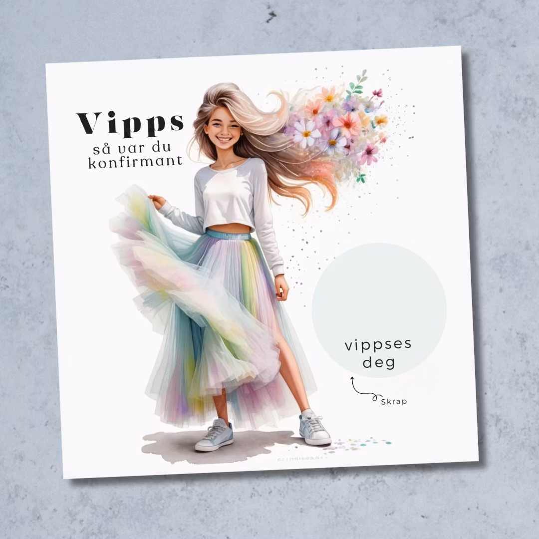 Vipps Konfirmasjonskort
