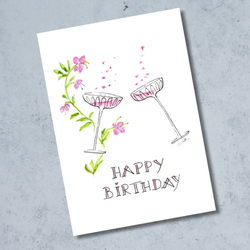 Sølje Bergman Kort - "Happy Birthday"