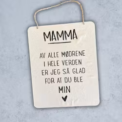 Trend Design Metallskilt - "Mamma"