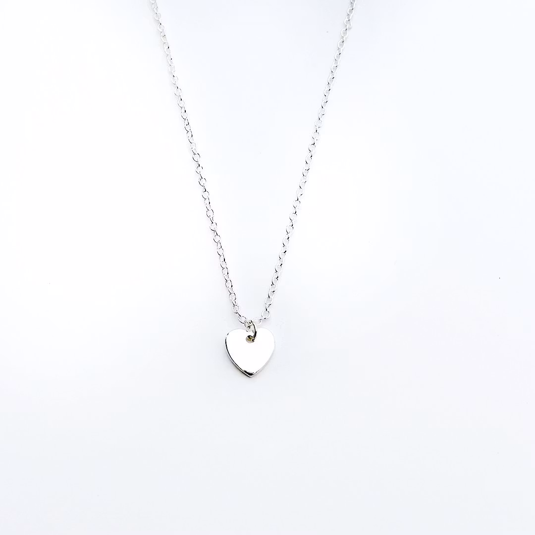 Lucky Feather - Amazing  Mum - Heart Silver Necklace