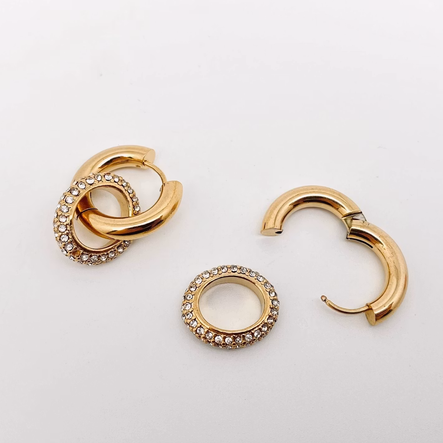 Cubic Zirconia Hoops