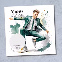5pk Vipps Konfirmasjonskort