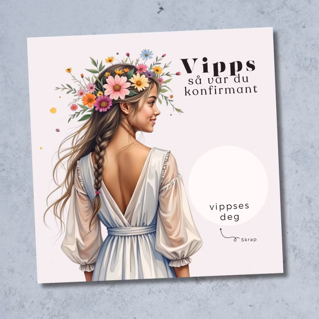 Vipps Konfirmasjonskort