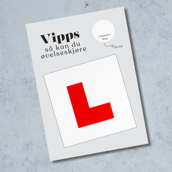 16år Bursdagskort - Vipps så kan du øvelseskjøre