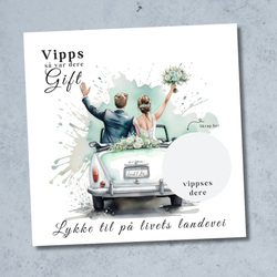 Vipps Bryllupskort
