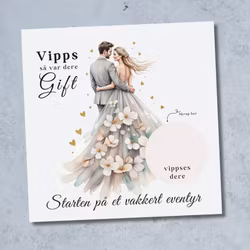 Vipps Bryllupskort