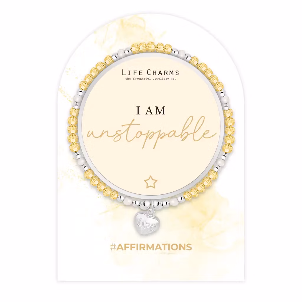 Life Charms - Affirmation Bracelet - Unstoppable
