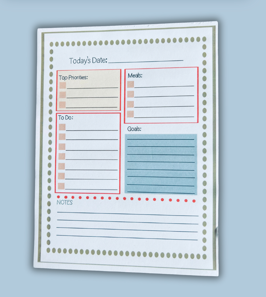 Daise &. Co: Daily Planner Notepad