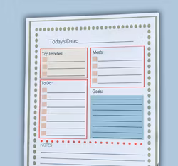 Daise &. Co: Daily Planner Notepad