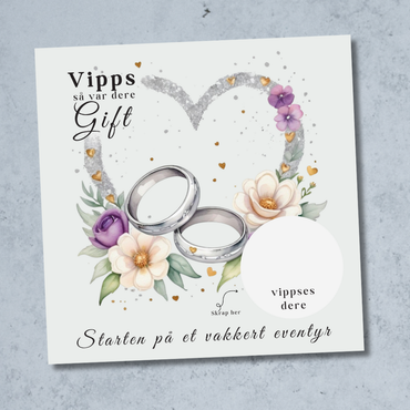 Vipps Bryllupskort