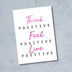Occasions Inspirasjonskort - Live Positive