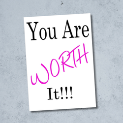 Occasions Inspirasjonskort - You are worth it