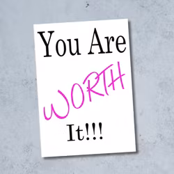 Occasions Inspirasjonskort - You are worth it