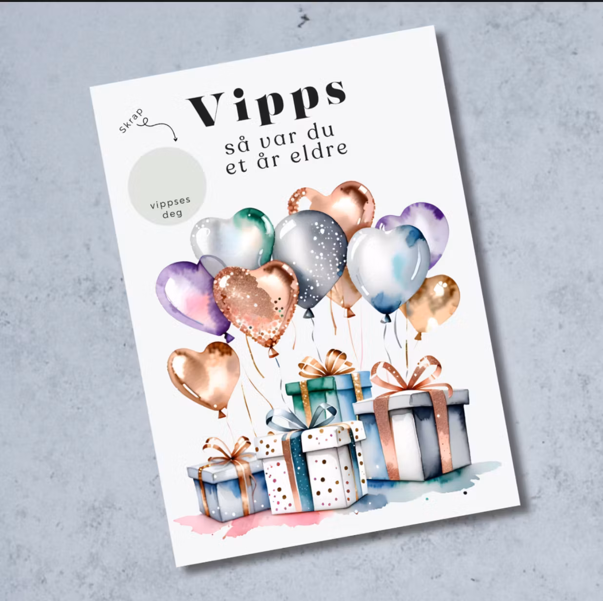 14pk mix Bursdagskort