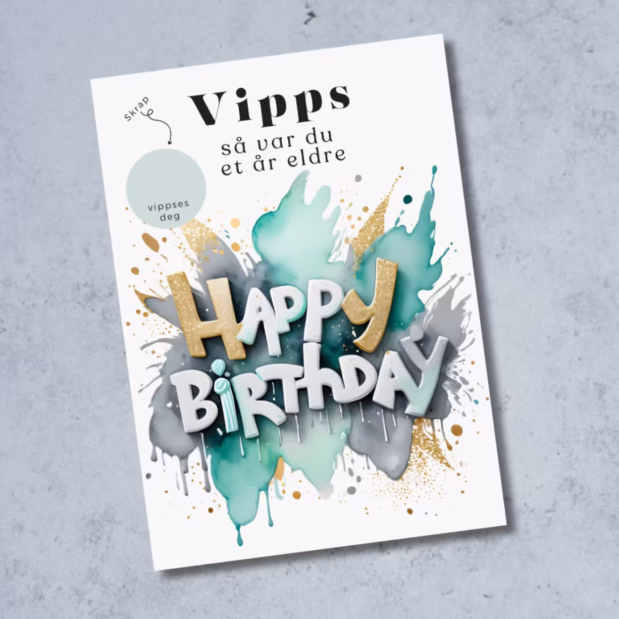 14pk mix Bursdagskort