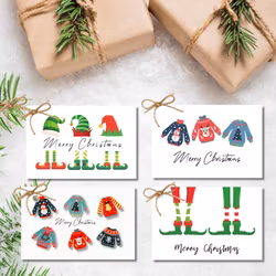 40 stk Til-fra-lapper - 4 ulike design