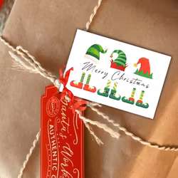 40 stk Til-fra-lapper - 4 ulike design