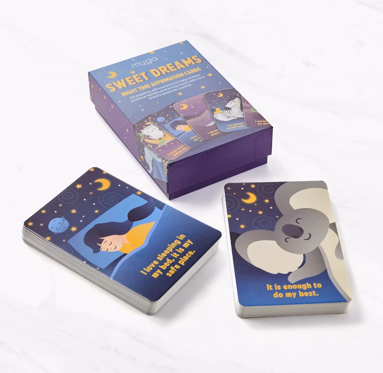 Myga - Sweet Dreams Night Time Affirmation Cards