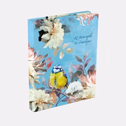 Kortpakke - Fugl og blomst