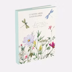 Kortpakke - 12 kort - Blomster og Øyenstikkere