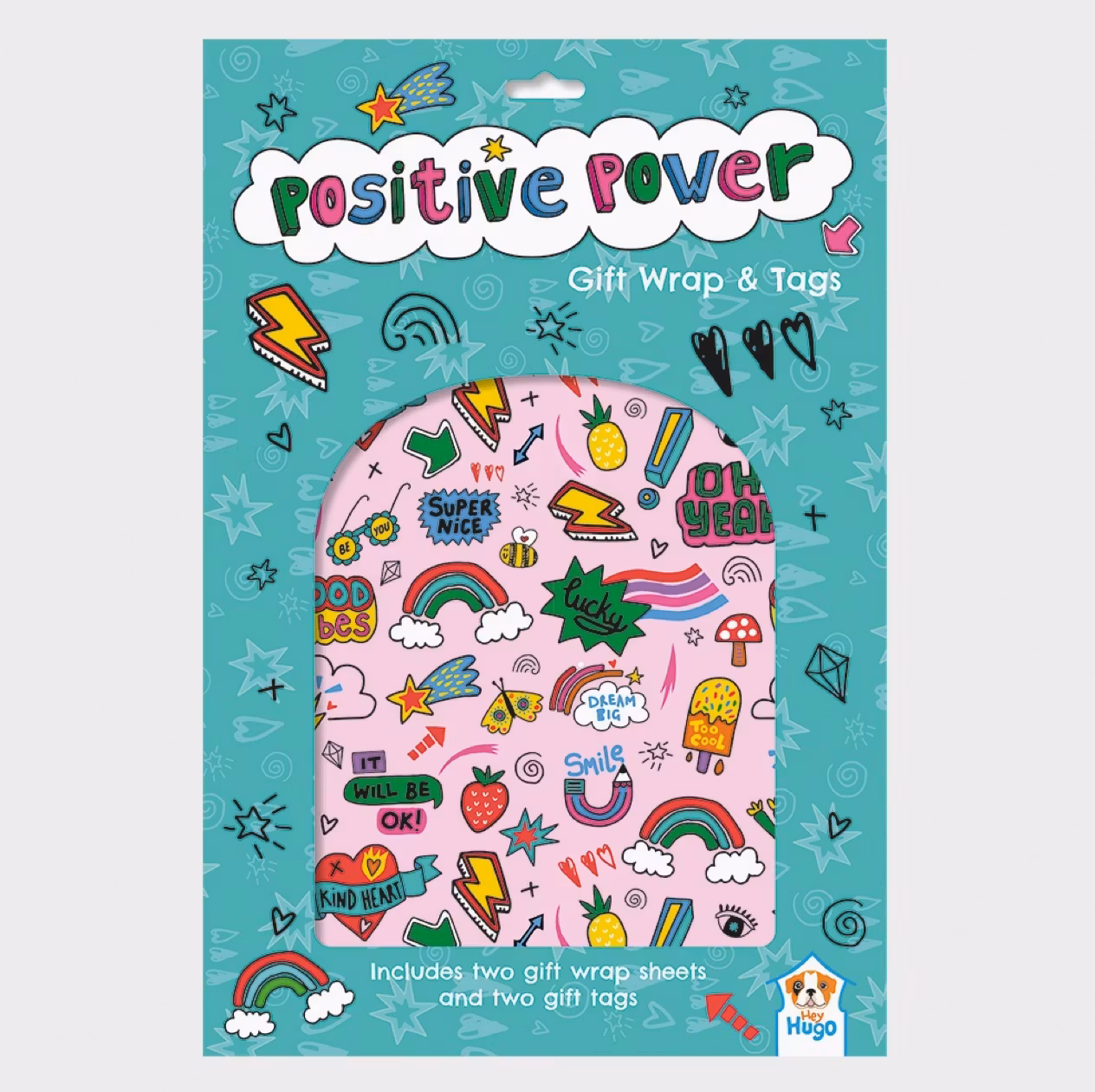 Gavepapir Set - Positive Power