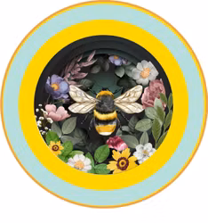 A Cup of Tea Pop Up Card - Bee