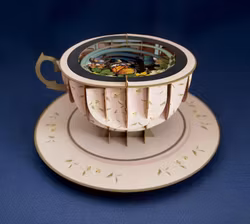 A Cup of Tea Pop Up Card - Sommerfugl