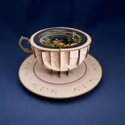A Cup of Tea Pop Up Card - Sommerfugl