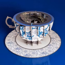 A Cup of Tea Pop Up Card - Kaniner