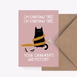 Julekort - Oh Christmas Tree