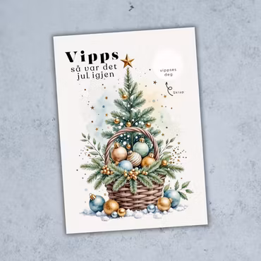 Vipps Julekort - Juletre