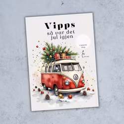 Vipps Julekort - Campervan