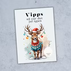 Vipps Julekort - Reindeer