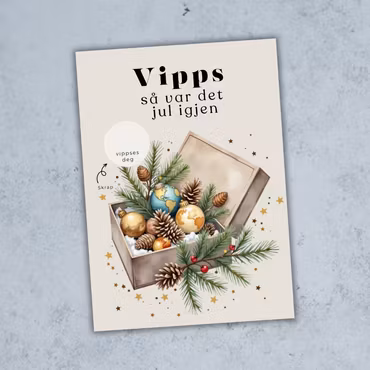 Vipps Julekort - Juleboks