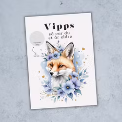 Vipps Bursdagskort - Fox