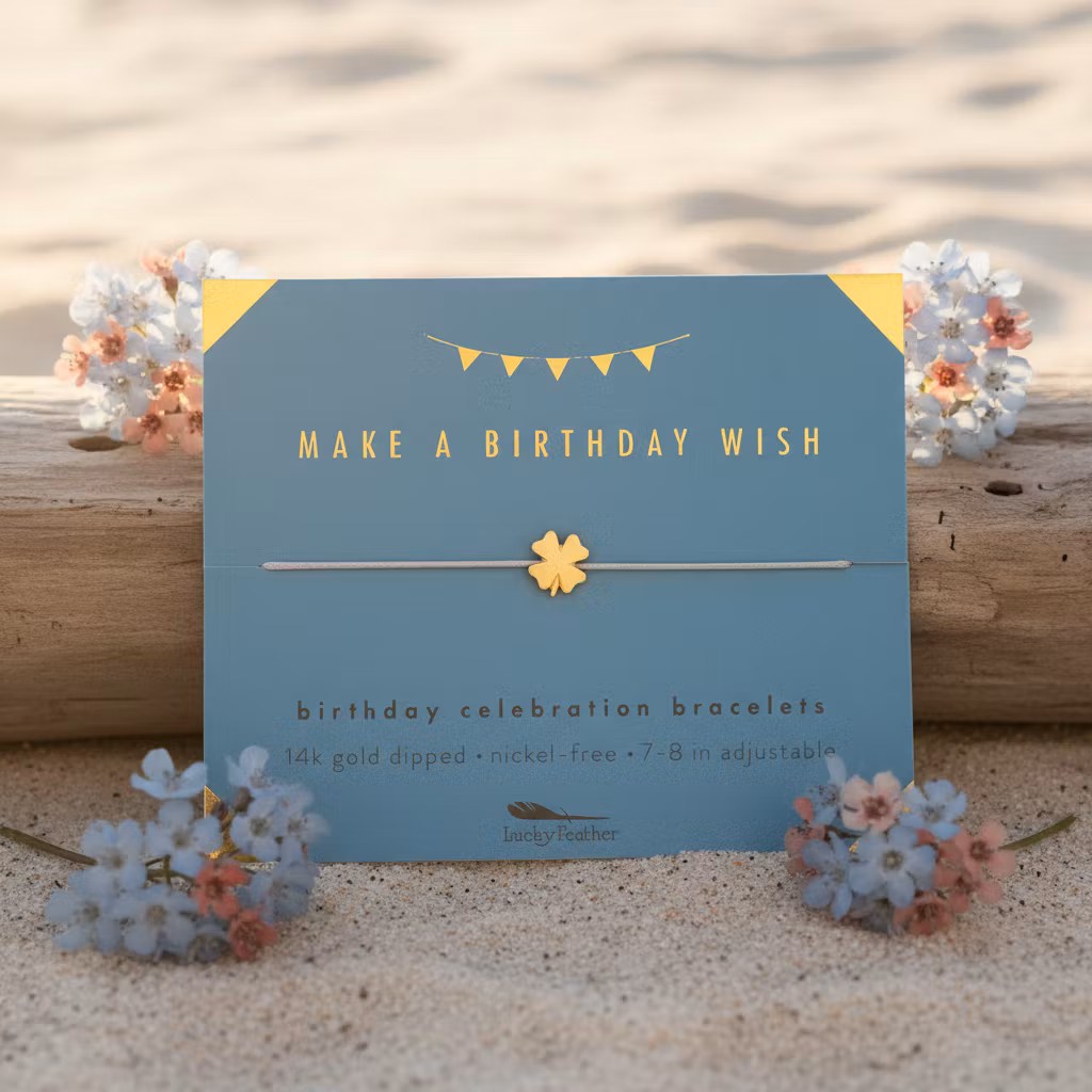 Lucky Feather - Birthday Wish Bracelet