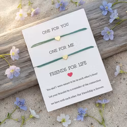 Parsley & Pepper - Friends for Life Bracelet - Mint Heart