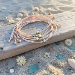 Parsley & Pepper - Friendship Bracelet - STJERNE - Lys Rosa