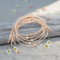 Parsley & Pepper - Friendship Bracelet - STJERNE - Lys Rosa