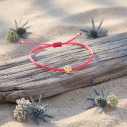 Parsley & Pepper - Lucky Charm Bracelet - Kløver - Mørk Rosa