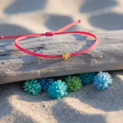 Parsley & Pepper - Lucky Charm Bracelet - Kløver - Mørk Rosa