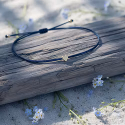 Parsley & Pepper - Friendship Heart Bracelet  - Mørk Blå